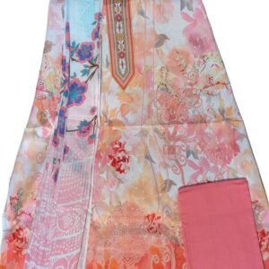 Barish Pure Cotton Stylish Three Piece