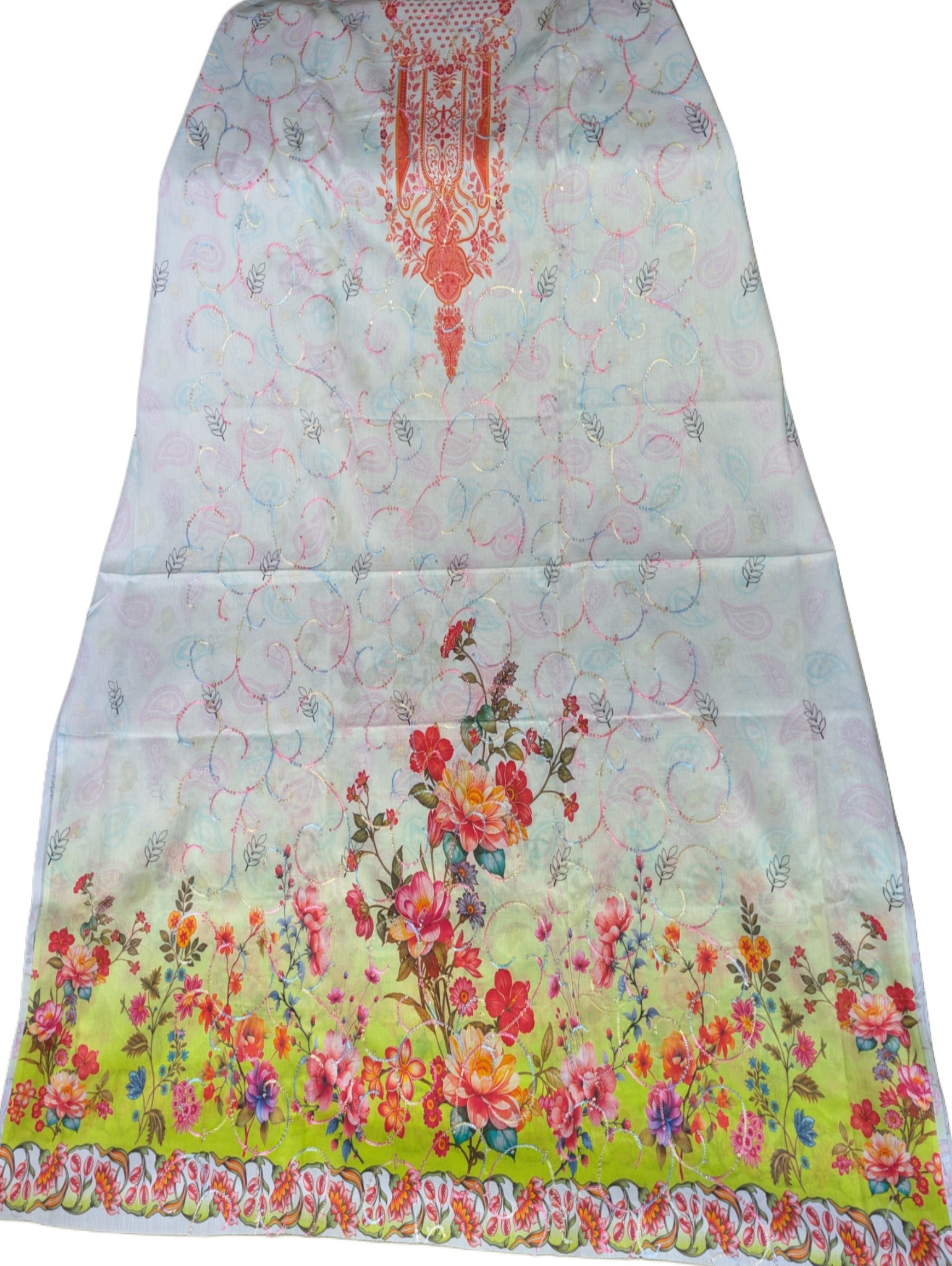 Barish Pure Cotton Stylish Three Piece - Image 3